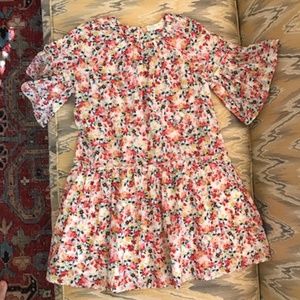 Zara Floral Print Dress Girls Size 10